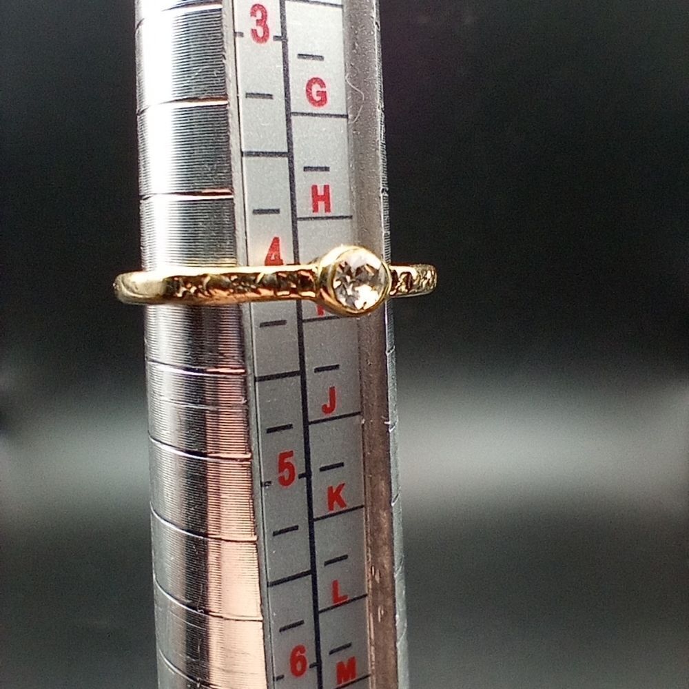 Solitaire king midas ring R256 - Picture 2 of 4